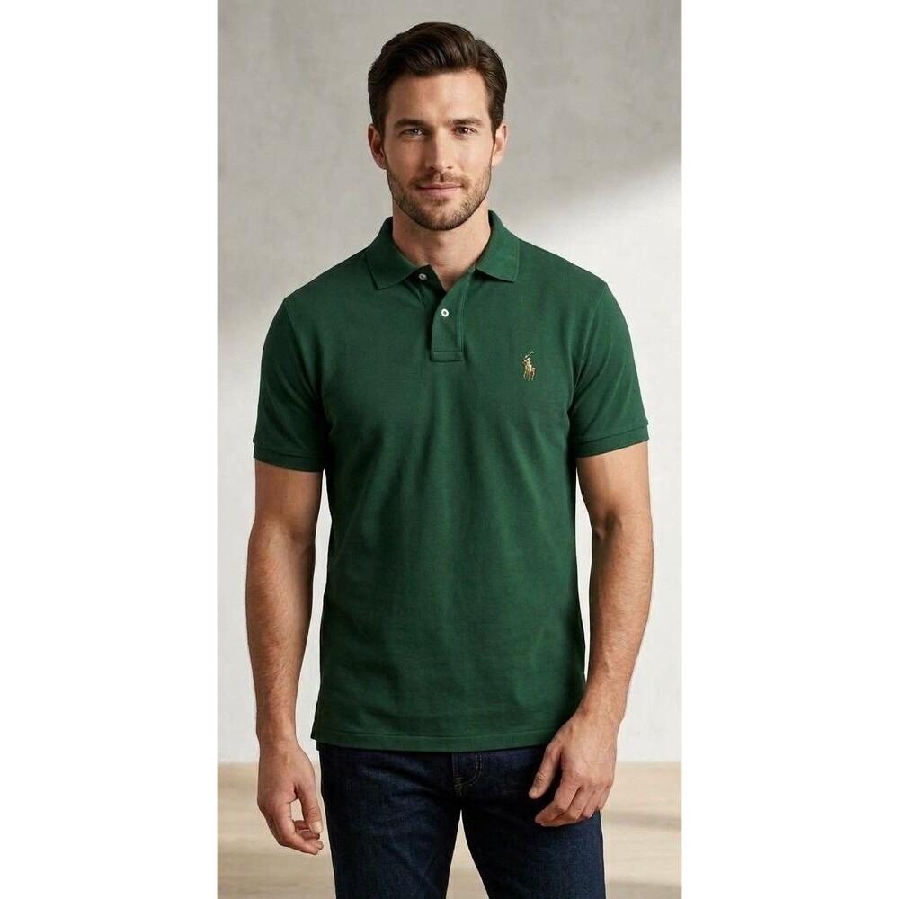 Polo Ralph Lauren Men’s Dark Green Polo Short Sleeve Shirt Size XLT